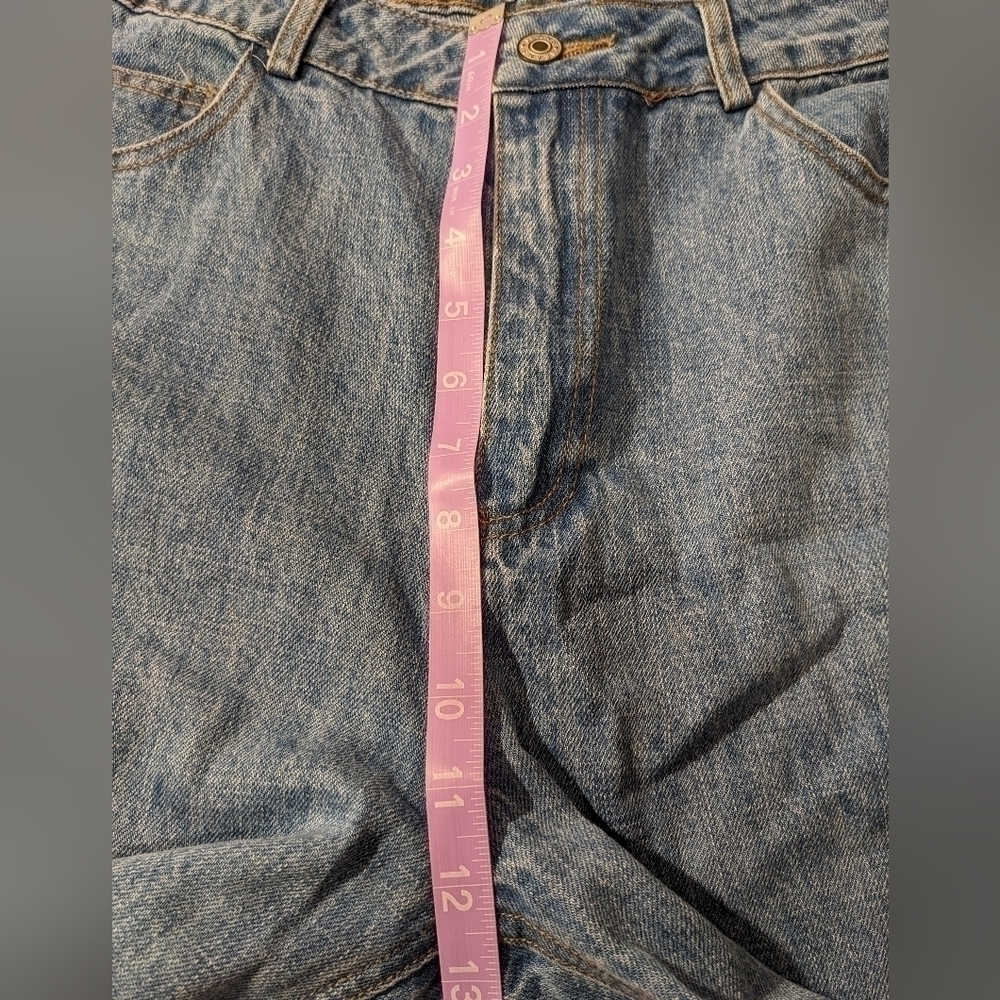 Daphnea Paris, Bottoms up high waisted jeans size L - Picture 3 of 9